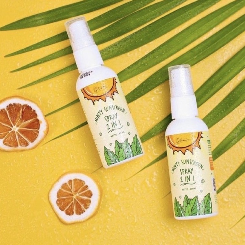 LEA GLORIA SUNSCREEN SPRAY 60ml MINTY SUNSCREEN 2in1 Spf