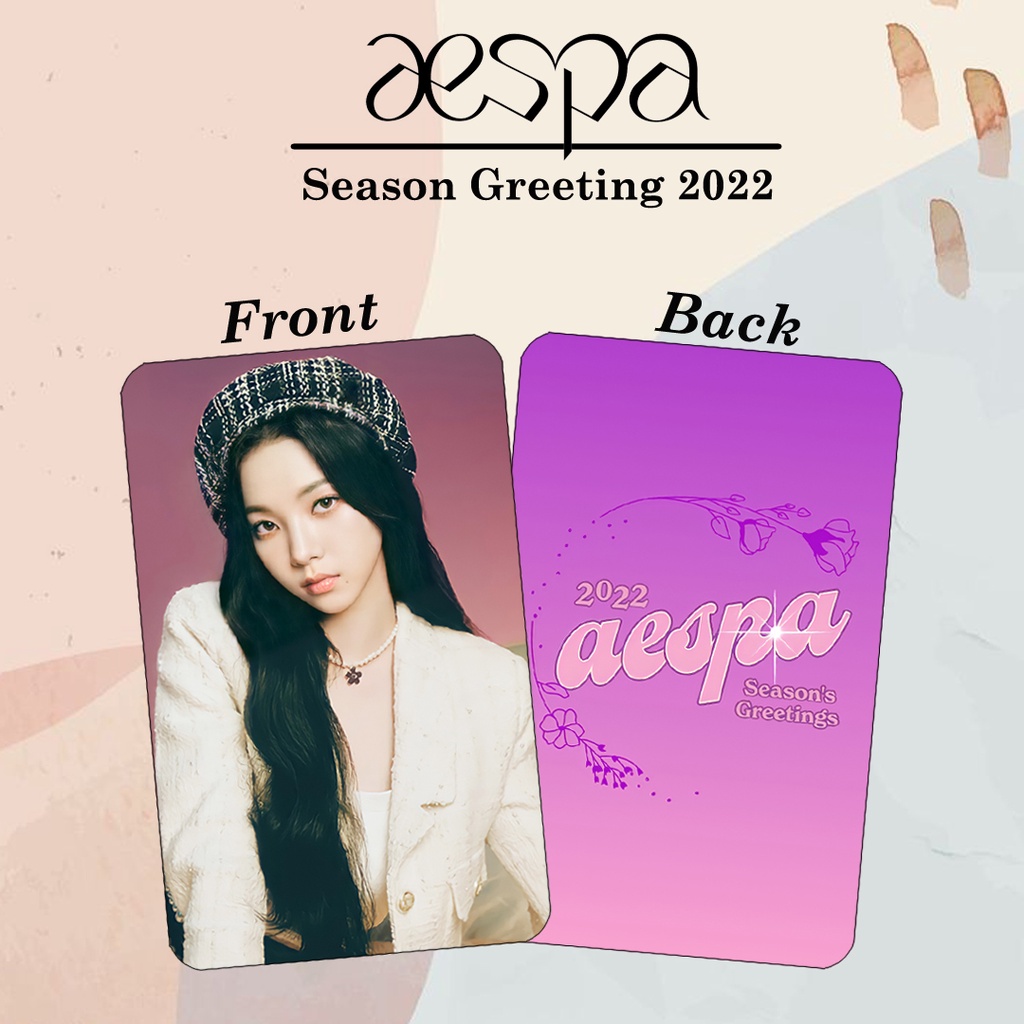 PHOTOCARD AESPA SEASON GREETING 2022
