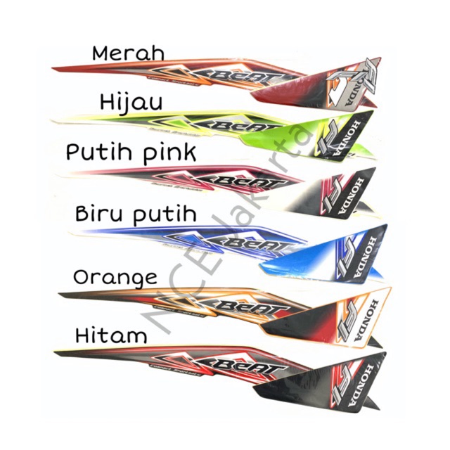 STIKER STRIPING HONDA BEAT FI 2013