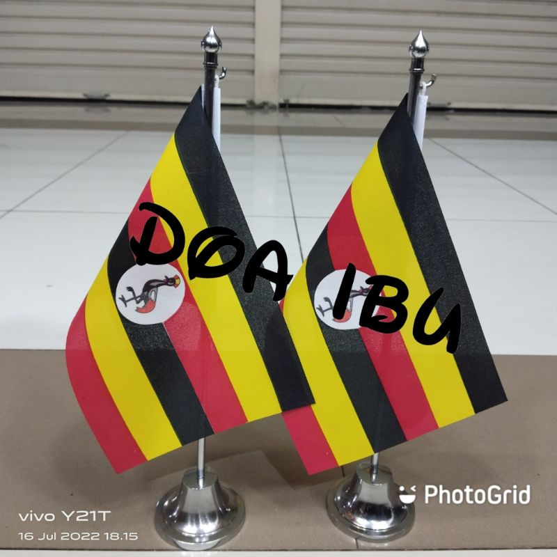 

best seller tiang stenlis meja+bendera UGANDA ready stock