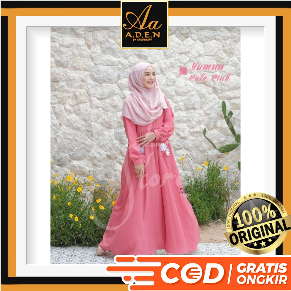 [Baru] Aden Gamis Muslimah Yumna Ready