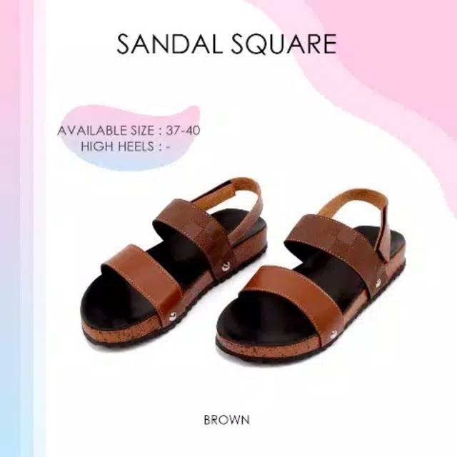 Sandal square/sandal murah/sandal grosir
