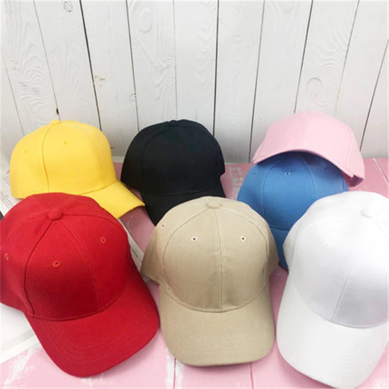 TOPI BASEBALL CAP POLOS PRIA WANITA DEWASA BISBOL CEWEK COWOK LAKI LAKI WARNA HITAM PUTIH COKLAT CRE