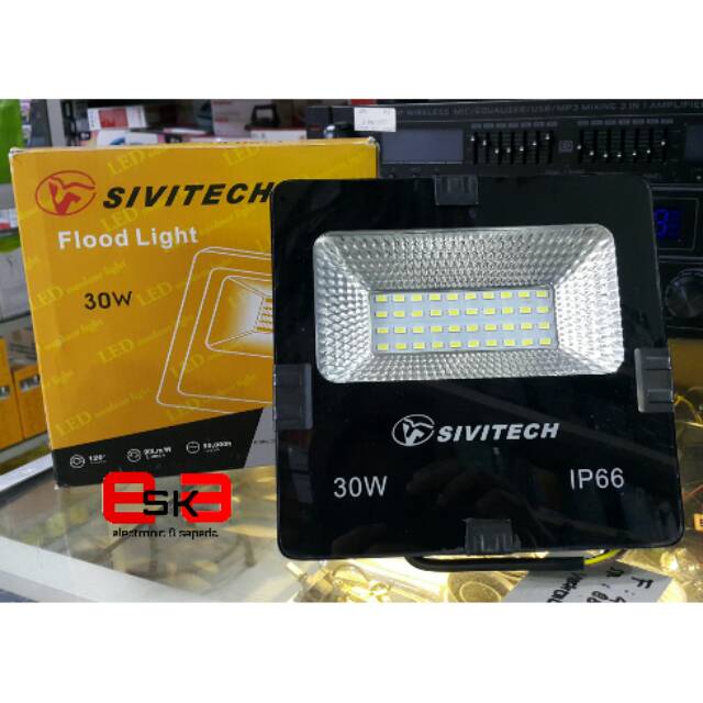 Lampu LED Sorot 30 Watt 220 Volt SIVITECH White
