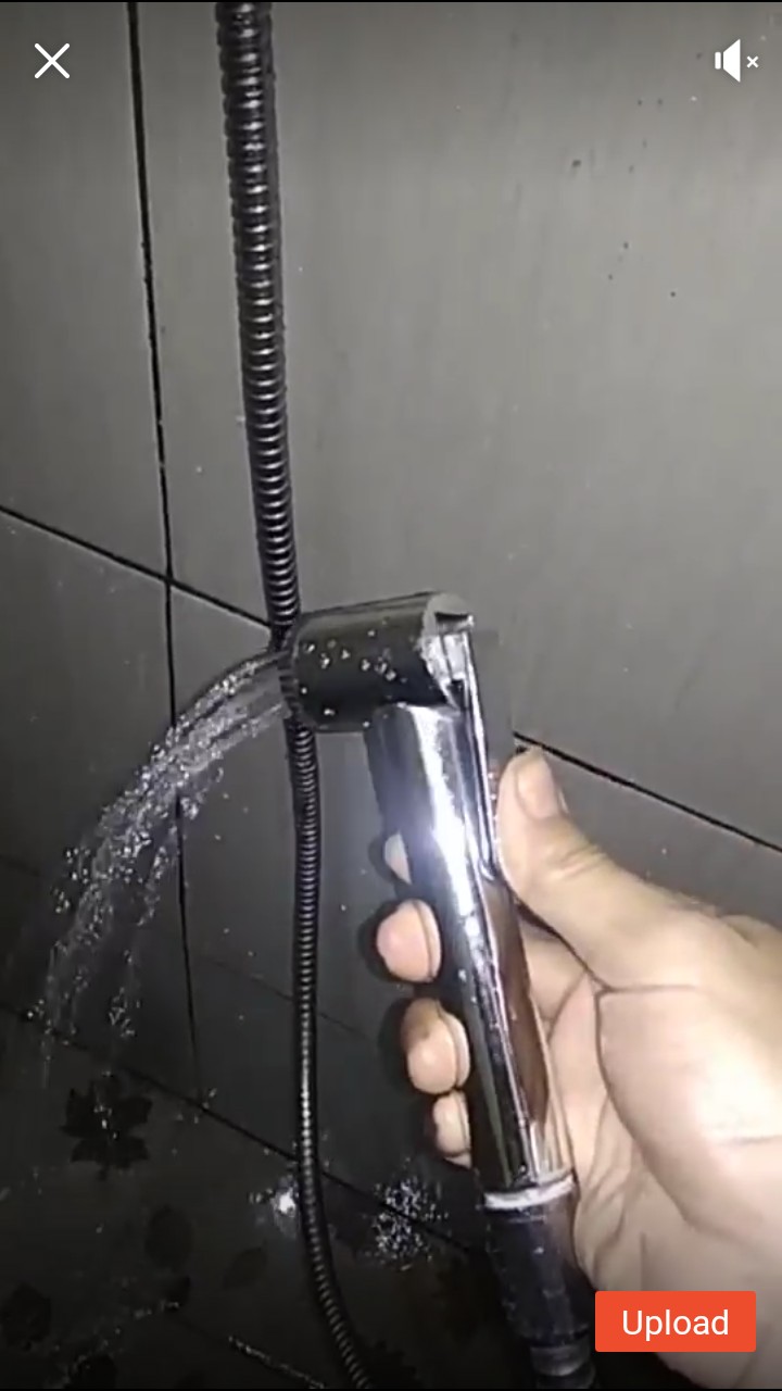 Jet Kloset Chrome Shower Cebok Shower Bidet 2 Fungsi / Mode