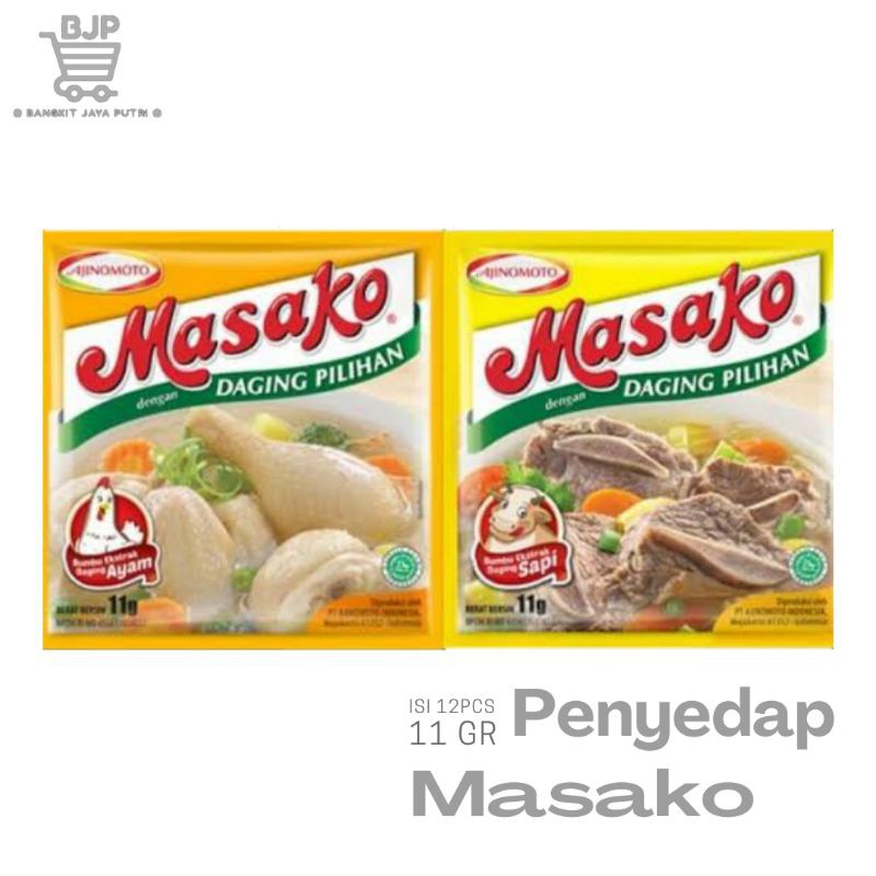 

Masako sapi/ ayam renceng isi 12 sachet