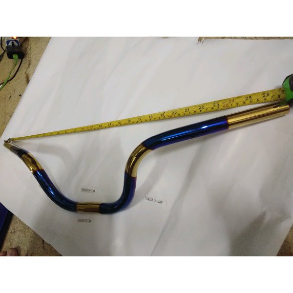 stang fatbar two tone blue mon untuk pcx n max x ride vixion old satria fu ninja r vixion old cbr