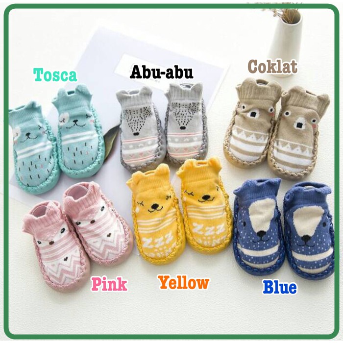 Sepatu Bayi  Prewalker Kaos  Kaki  Bayi  Laki Laki Perempuan 