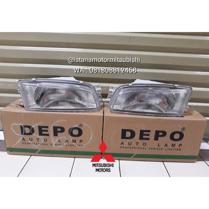 Headlamp Lampu  Depan Mitsubishi Lancer Evo 4 CK Head Lamp 