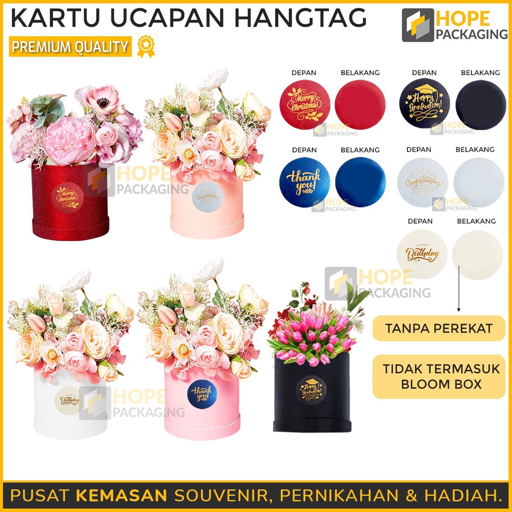 Termurah Spesial Imlek Bloom Box Bulat ukuran 7 x 9 cm , 10 x 10 cm, 15 x 12 cm Box Bunga Flower Box Blooming Box Gift Box