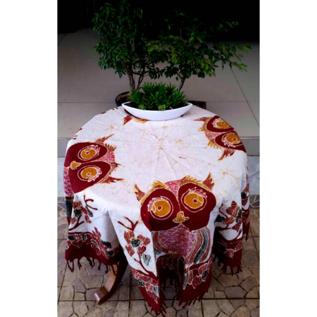 TAPLAK MEJA BATIK TULIS