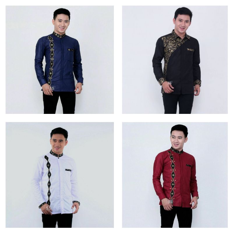 KEMEJA BATIK PEKALONGAN || BATIK KOMBINASI || SERAGAM BATIK KANTOR || SERAGAM BATIK HOTEL || KOKO KO