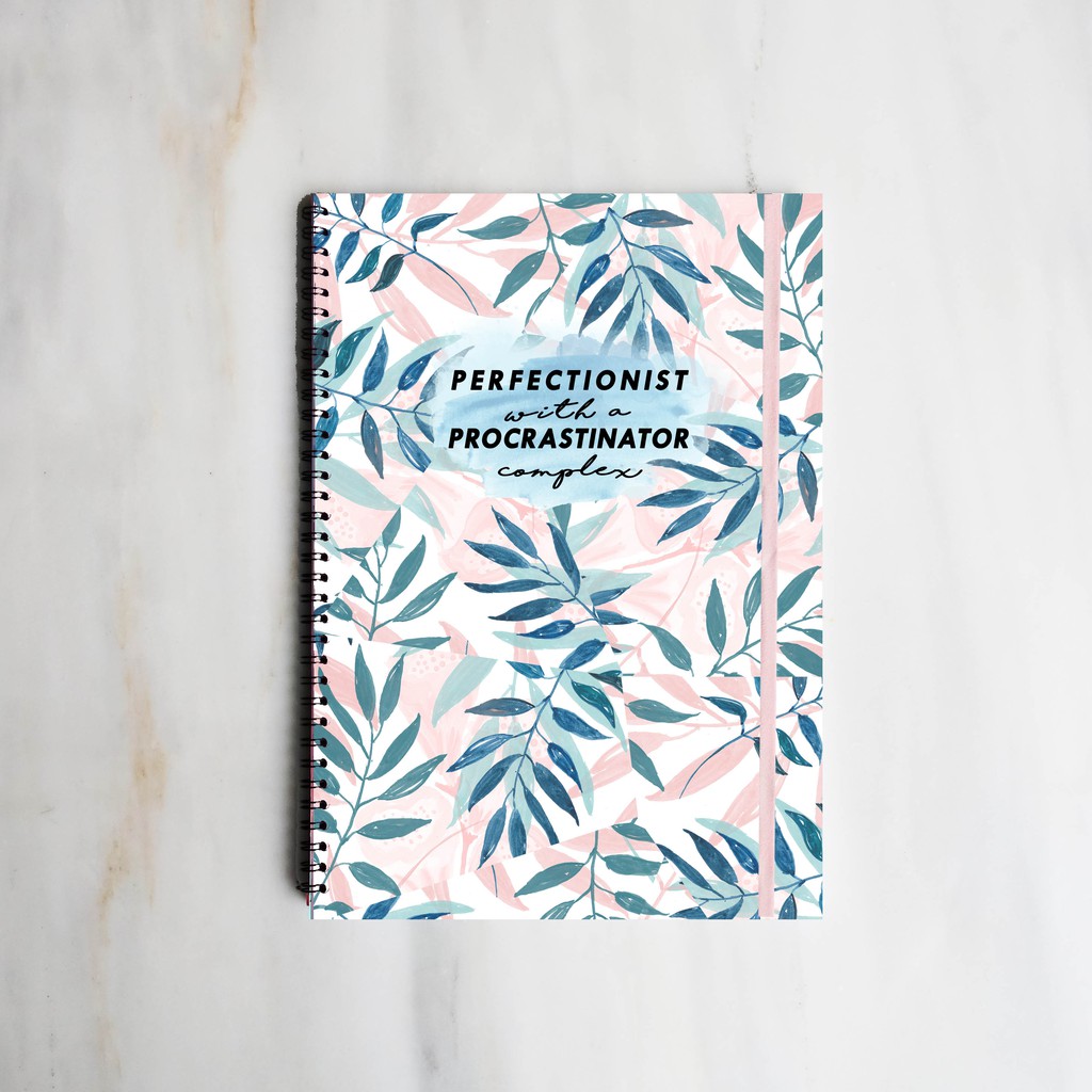

PERFECTIONIST Spiral Ruled Notebook Diary Journal Office School Supplies Buku Tulis
