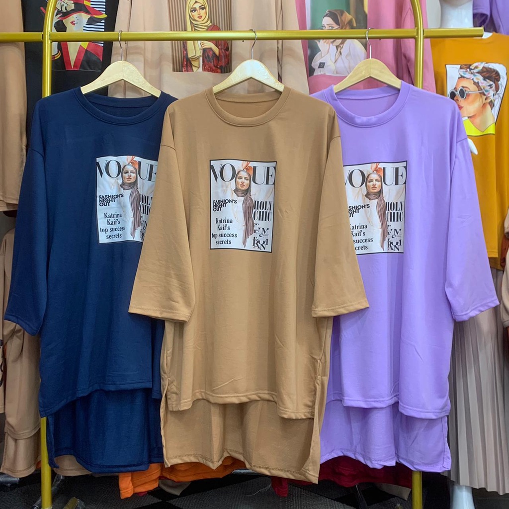 GR TUNIK OVERSIZE BASIC KAOS JUMBO GAMBAR PRINT DTF LEMBUT (BUKAN SABLON) TUNIK BABYTERRY SR05