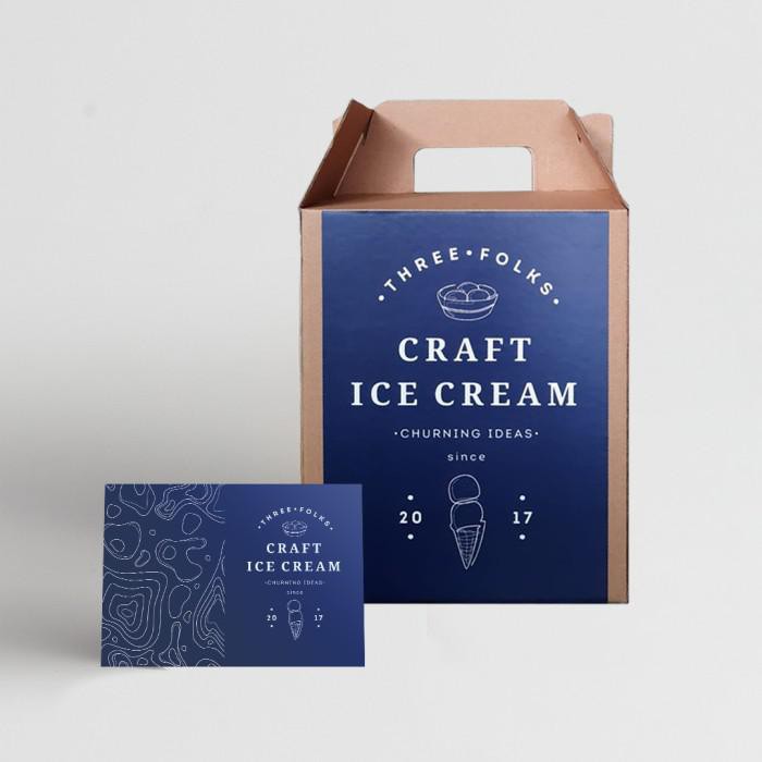 

PROMO - Paket Kotak Kado & Kartu Ucapan Three Folks Hampers Box Greeting Card