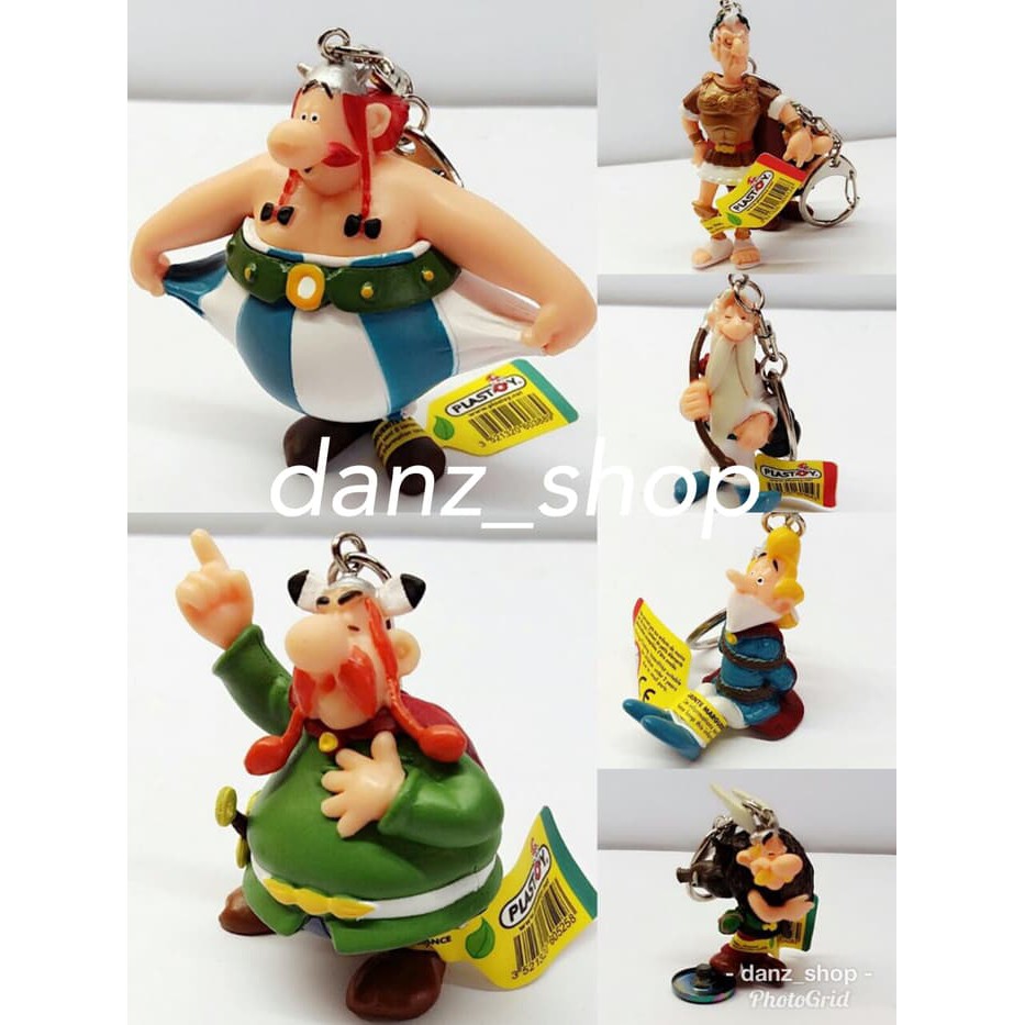Figure Asterix dan Obelix - Gantungan Kunci Obelix dan Asterix