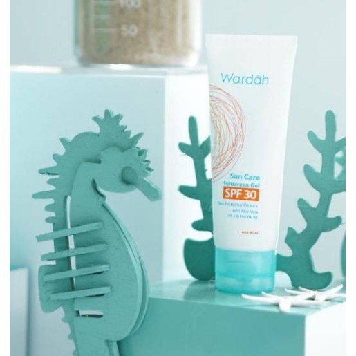 WARDAH - SUNSCREEN GEL SPF 30 | Sunblock Wajah 40ml ❤ Ewa ❤