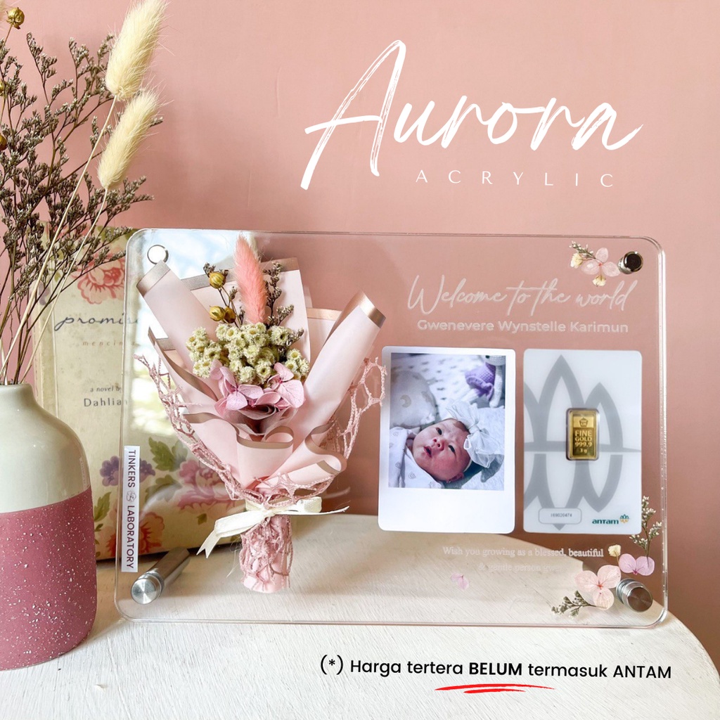 

Giftbox Aurora Acrylic / Dried Flower Frame Acrylic / ANTAM Acrylic / Mother's Day gift / Kado Hari Ibu / Mini Gold gift / Kado Ulang Tahun / Hadiah Wedding / Anniversary / New born/ Wisuda / Graduasi / Christmas Gift