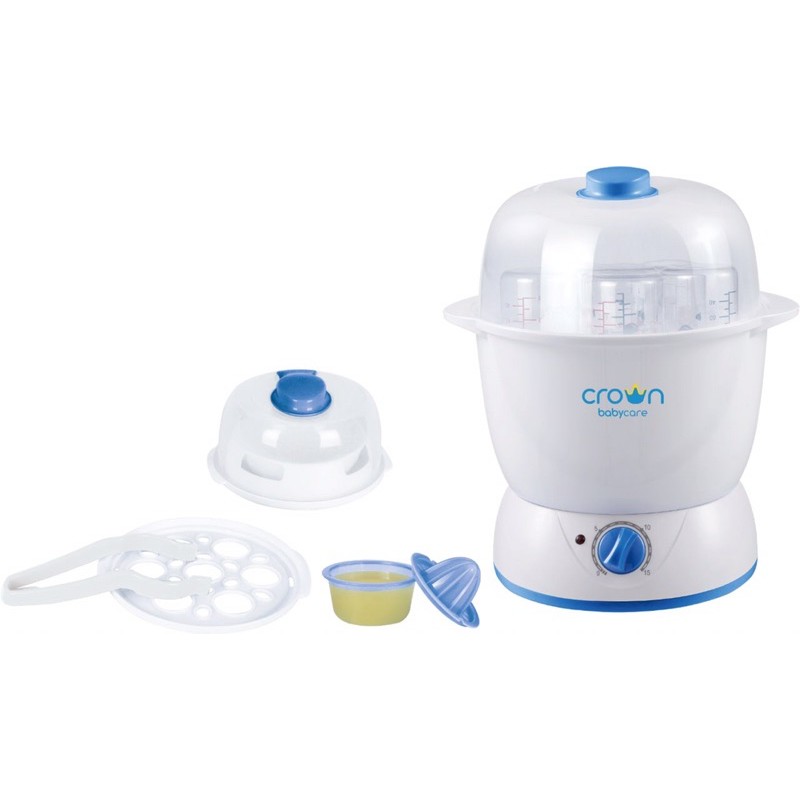 Crown Sterilizer CR1288 Multi Function Steam Center + Auto Timer - Steril Botol Multifungsi CR 1288