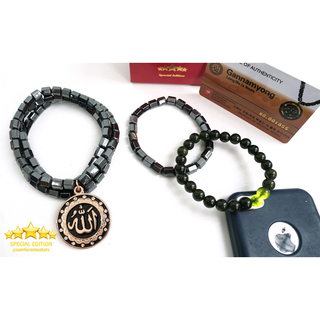 BLACK JADE GANNAMYONG SPECIAL LAFAZ ALLOH GOLD BIOMAGNETIK AZHIKRA