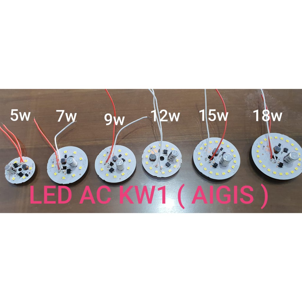 PCB Mata Lampu LED 12w KW1 Tanpa Driver - DOB LED AC 12 Watt Langsung 220V (ACR)