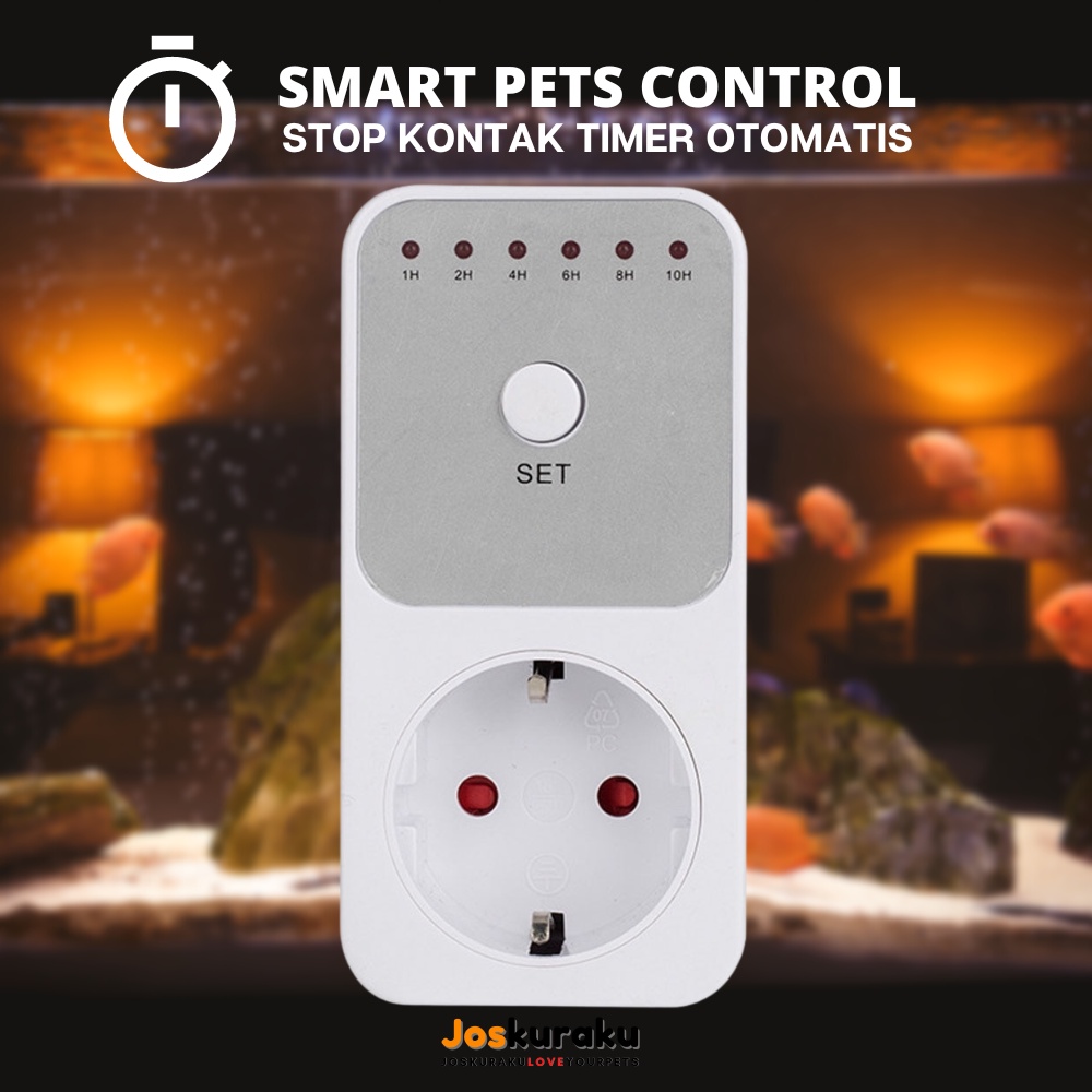 Stop Kontak Timer Lampu Reptil Uva Uvb Aquarium Otomatis