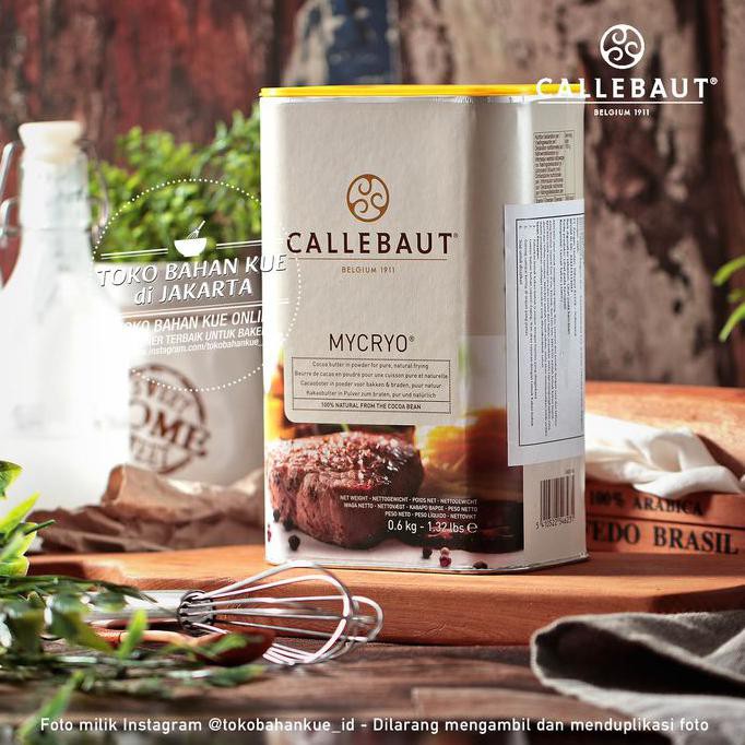 Callebaut MYCRYO 600gr Cocoa Butter in Powder Mentega Cokelat Bubuk