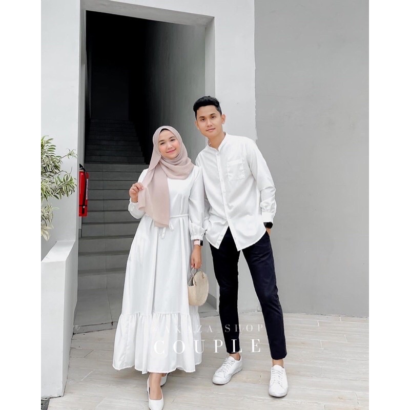 ADHA COUPLE/RAYA COUPLE/KAFTAN COUPLE LEBARAN/GAMIS COUPLE LEBARAN/Olivia dress/Couple lebaran/Kafta
