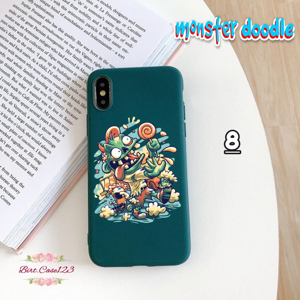 Softcase MONSTER DOODLE Oppo A37 Neo 9 A53 A33 A83 F1s A59 F11 Pro Reno 2 2z 2f BC4638