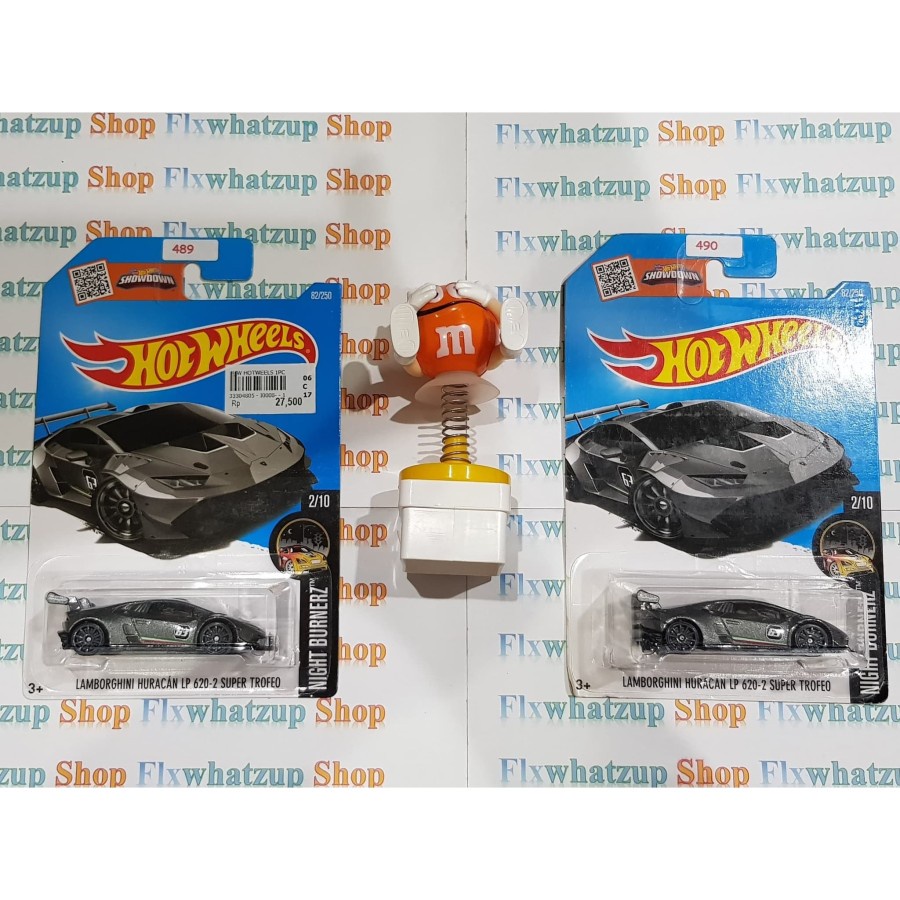 Hot Wheels Lamborghini Huracan LP620-2 (NIGHT BURNERZ) - GREY