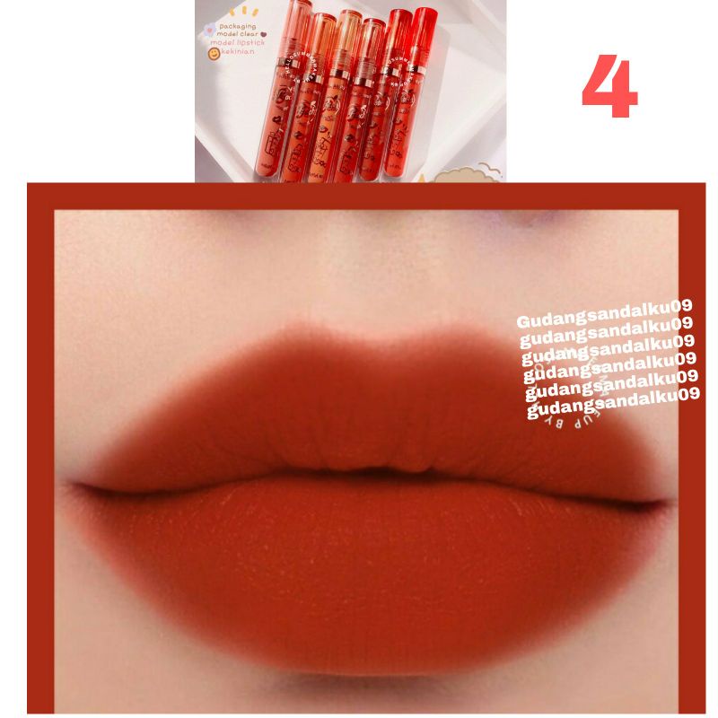 LIPSTIK 𝗩𝗘𝗟𝗩𝗘𝗧 𝗠𝗔𝗧𝗧𝗘 // 𝗠𝗔𝗧𝗧𝗘 𝗟𝗜𝗣𝗚𝗟𝗢𝗦𝗦 - LIPMATTE VELVET PEACH COLOUR