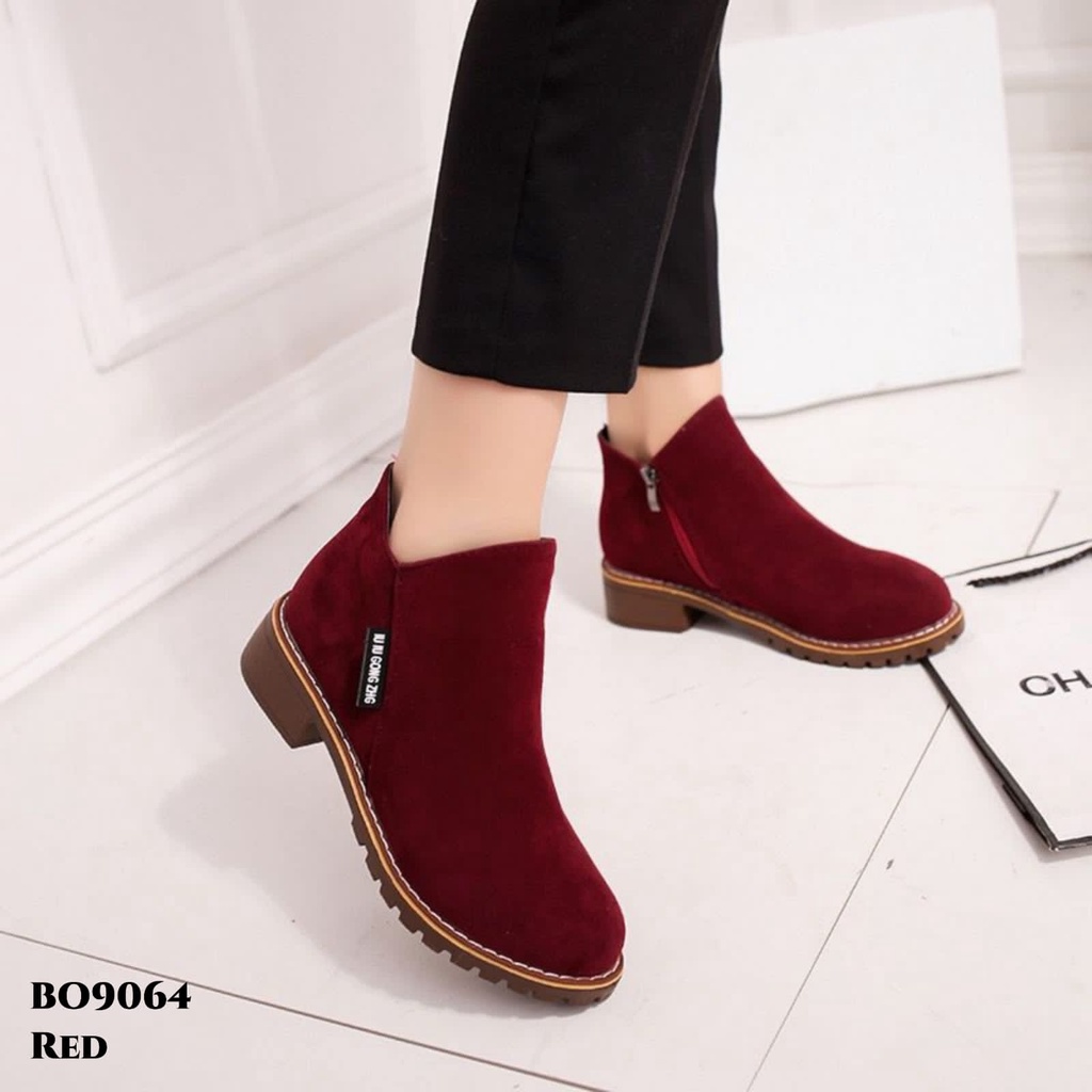 WYN SEPATU BOOTS FLAT KOREA BO9064