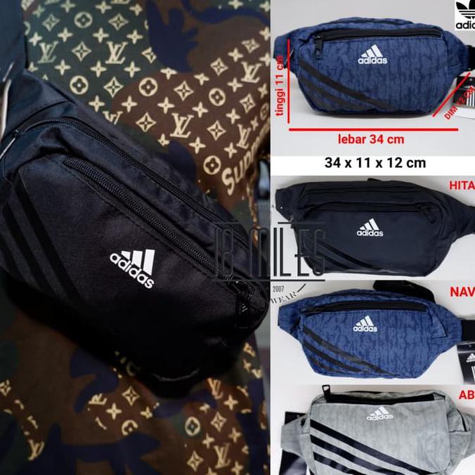 TAS ADIDAS waist bag adidas 3 warna import UNISEX -