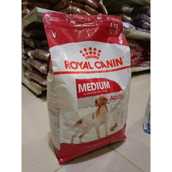 Royal Canin Medium Adult Makanan Anjing Dewasa Dry 4kg