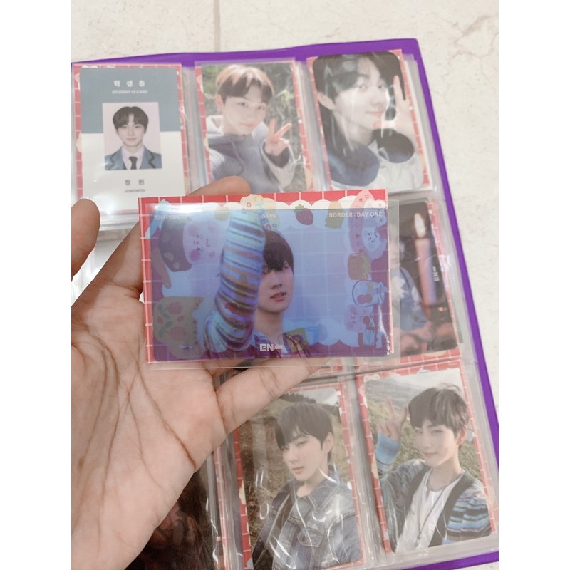 BOOKED ENHYPEN LUCKY DRAW PC SOUNDWAVE JUNGWON