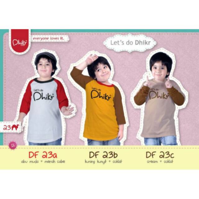 KAOS PREMIUM SALE DHIKR KIDS MODEL 23