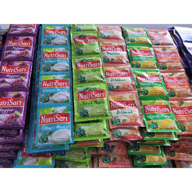 

Nutri Sari all varian sachet( 1renceng 10sachet)