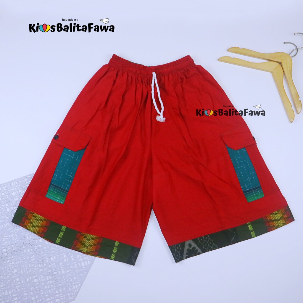 (KODE HW) Celana Pendek Pria fit XXL / Jumbo Hawai Big Harian Laki Cowok Kantong Casual Xtra Large