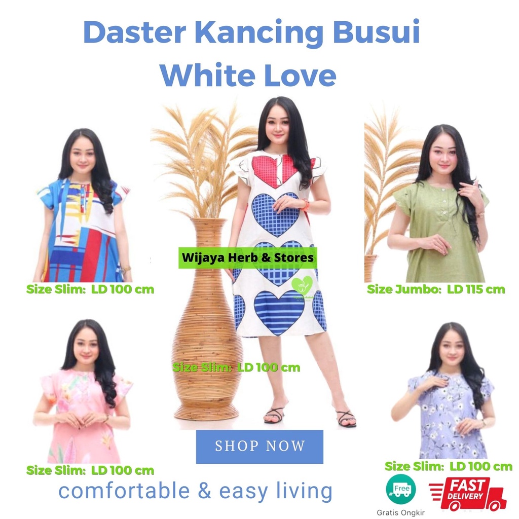 Daster Kekinian Busui Dewasa Motif Cantik  - Baju Tidur Wanita - Adem &amp; Tidak Luntur