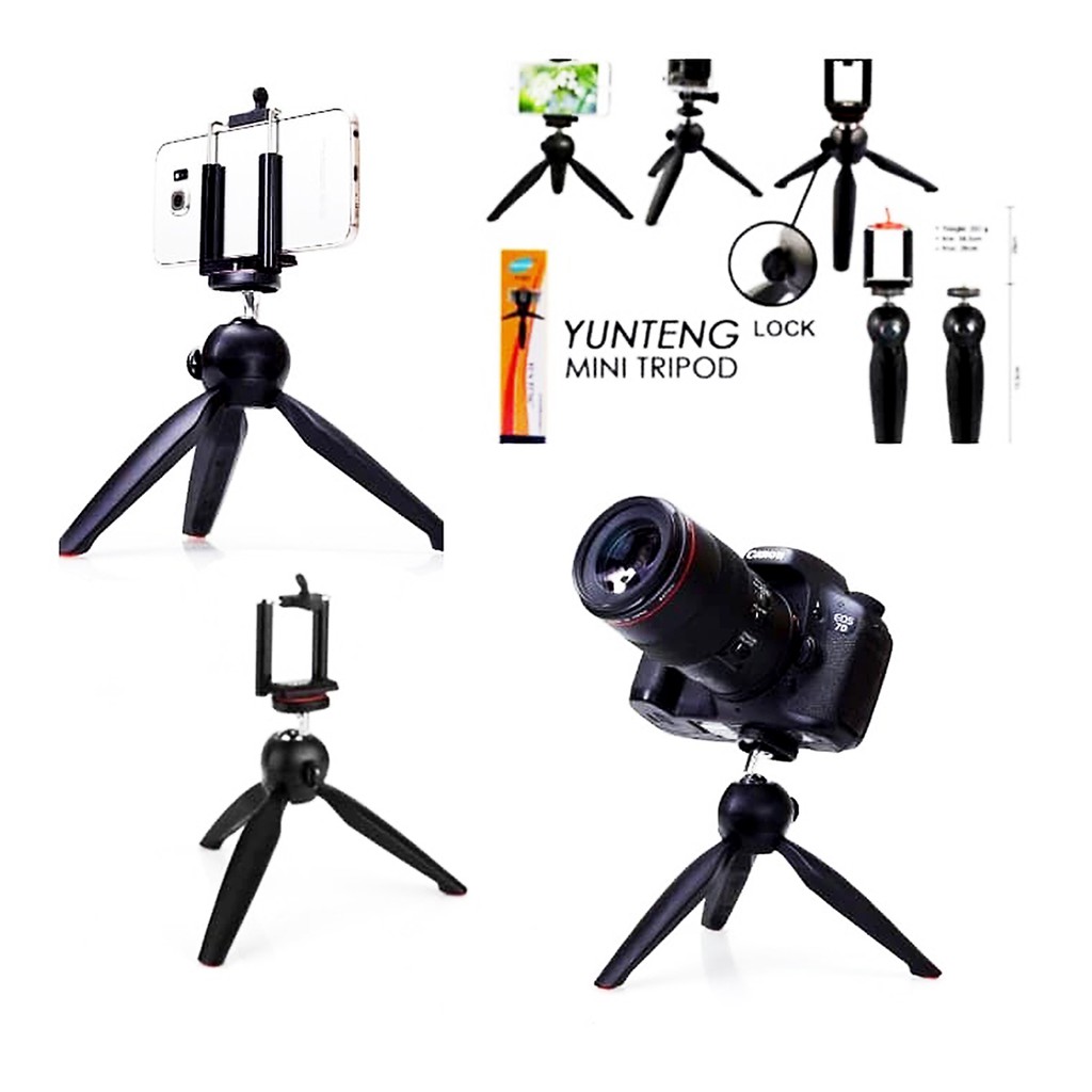 TRIPOD MINI YUNTENG MINI TRIPOD YUNTENG YT-228 TRIPOD MINI MURAH