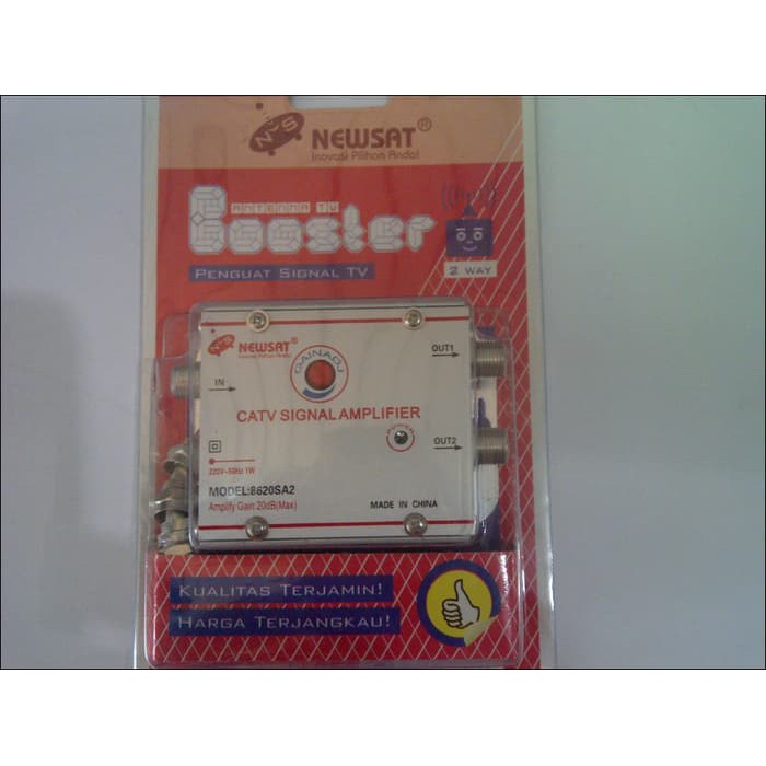Penguat Sinyal Antena / Penguat Sinyal TV / Boster Penguat Sinyal TV
