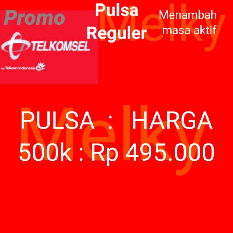 Pulsa Telkomsel 500k menambah masa aktif