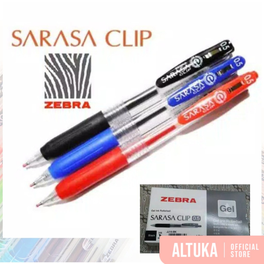 

Pulpen Premium Sarasa Clip 0.5 Tinta Hitam / Merah / Biru