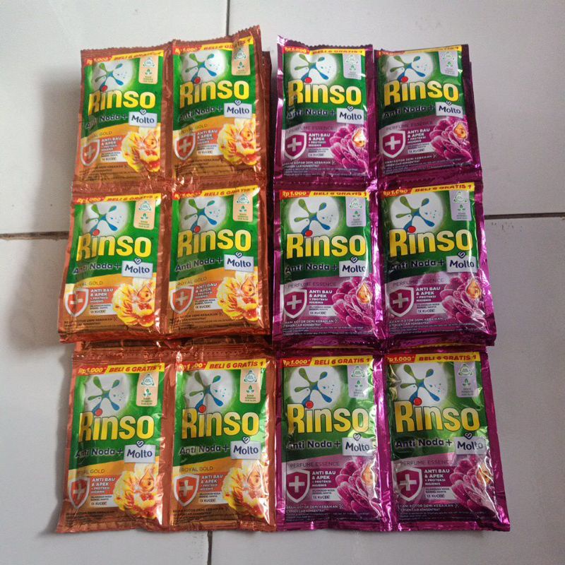 Rinso cair 1000an 2 variant 38mli (14 sachet)