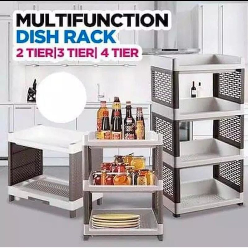 PROMO RAK ELCO 4 SUSUN / RAK PENYIMPANAN SEPATU 4 SUSUN/ Model : Rak susun 4 tingkat dengan roda