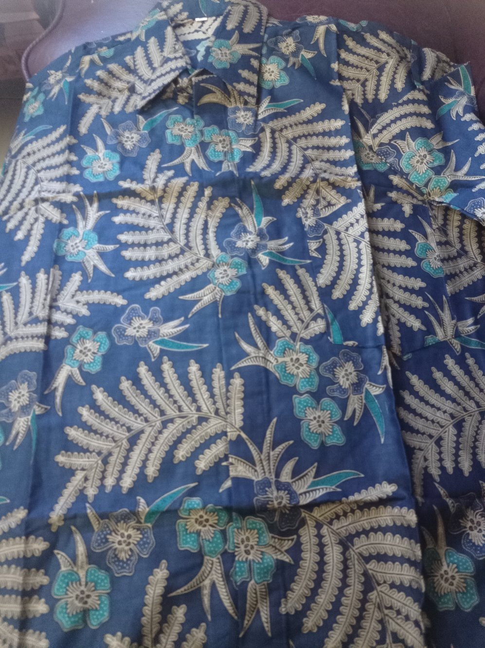 Kemeja Pria Batik Big Size 4l-5l Lengan Pendek Atasan Baju Hem Batik Jumbo Ukuran Besar Atr