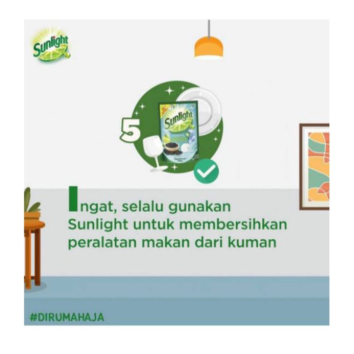 Sunlight Jeruk Nipis 460ml Sabun Cuci Piring