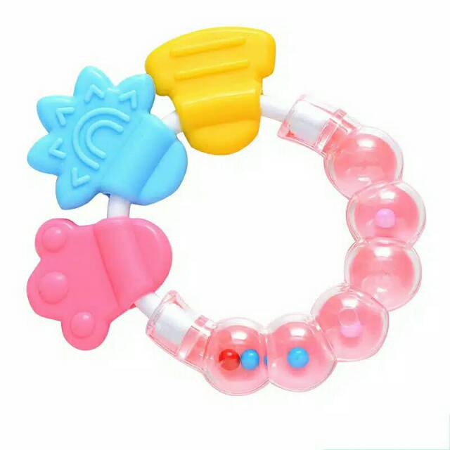 Teether Gigitan Bayi dan Kerincing impor