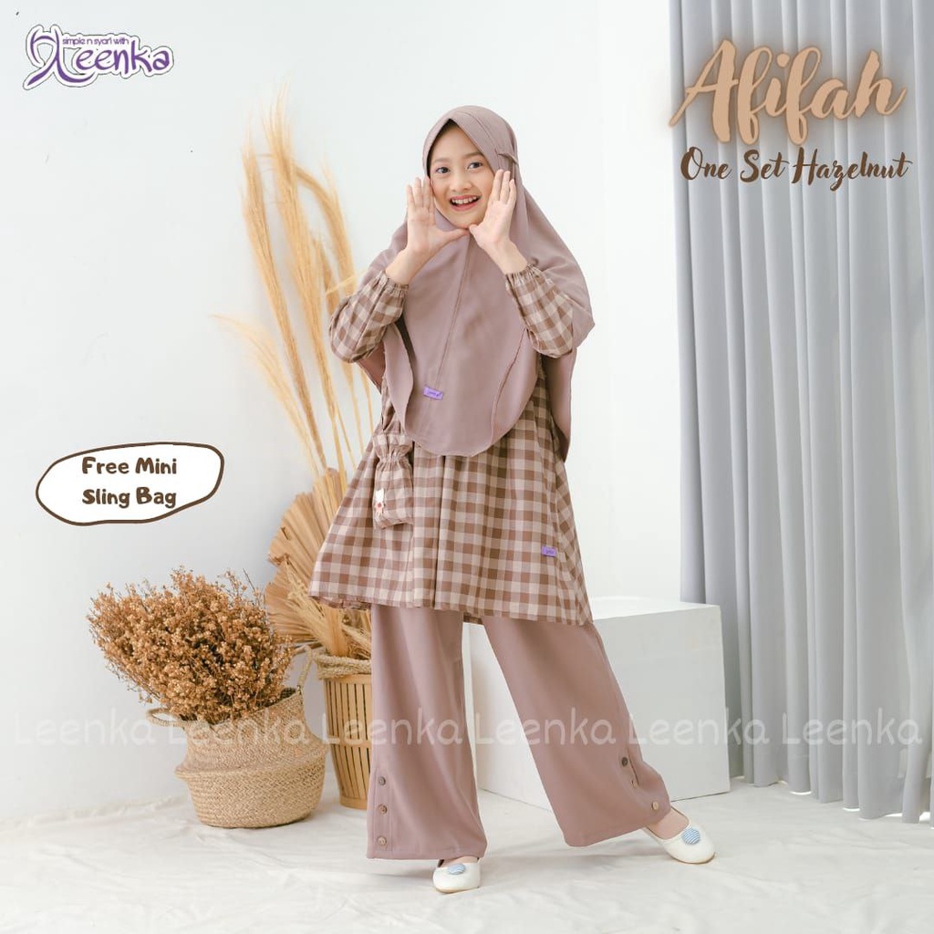 ONE SET AFIFAH BY LEENKA