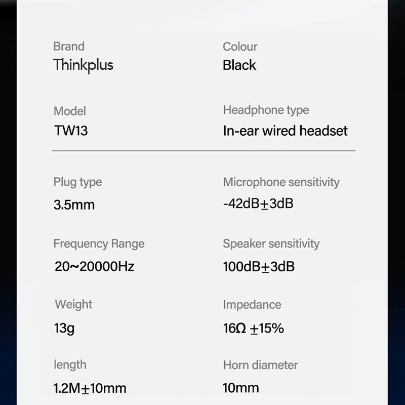 Thinkplus Lenovo TW13 Headset Handsfree Thinkplus Earphone Noise Reduction Stereo-7